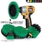 Drill Brush Power Scrubber By Useful Products 5 in W 7 in L Brush, Green G-S-E542O-QC-DB - alternate 6